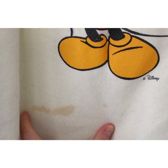 Vintage Walt Disney Mickey Mouse USA Sweatshirt XXL 2X - Picture 3 of 6